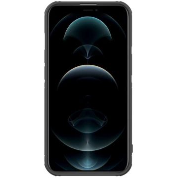 Nillkin Cyclops Case Odolné pouzdro s krytem fotoaparátu a skládacím stojánkem pro iPhone 13 černý