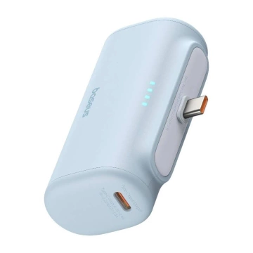 Baseus Compact Powerbank 5000mAh 20W USB-C Mini Fast Charging Blue