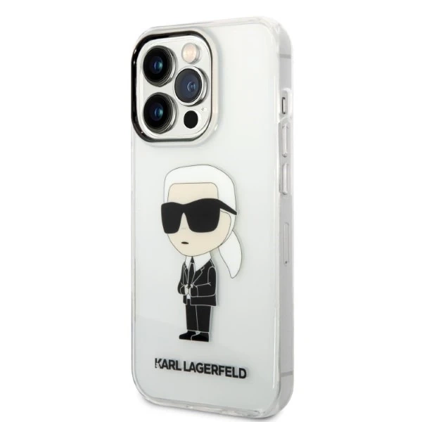 Etui Karl Lagerfeld KLHCP14XHNIKTCT для iPhone 14 Pro Max 6,7" hardcase Ikonik Karl Lagerfeld прозорий