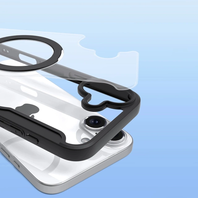 Etui do iPhone 16 Dux Ducis Skin X Pro MagSafe Fioletowe