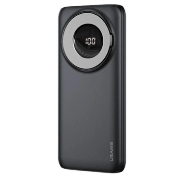 USAMS Powerbank PB62 10000mAh 20W QC3.0 PD Magnetické bezdrôtové rýchle nabíjanie czarny/black 10KCD17101 (US-CD171)