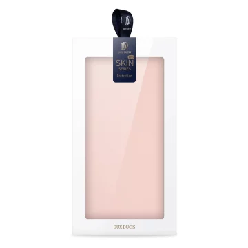 Peněženka se stojánkem pro Samsung Galaxy S23 FE Dux Ducis Skin Pro - růžová