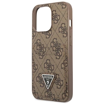 Etui Guess GUHCP13LP4TPW für iPhone 13 Pro / 13 6,1" Hardcase 4G Triangle Logo Cardslot