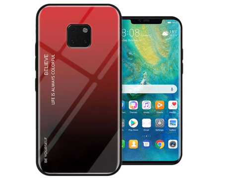 Alogy Aurora Armor Case for Huawei Mate 20 Pro Red and Black 05