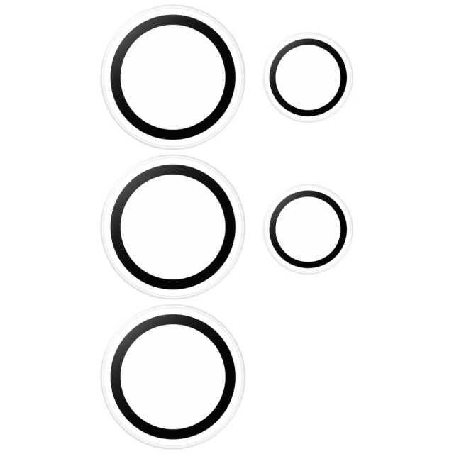 Tvrdené sklo pre Samsung Galaxy S25 Ultra PanzerGlass Hoops, ochranný kryt objektívu fotoaparátu