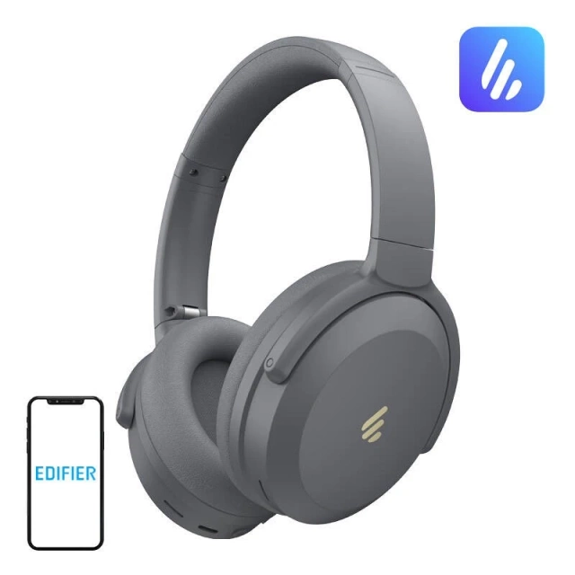 Бездротові навушники Edifier WH700NB Pro, ANC (сірі)