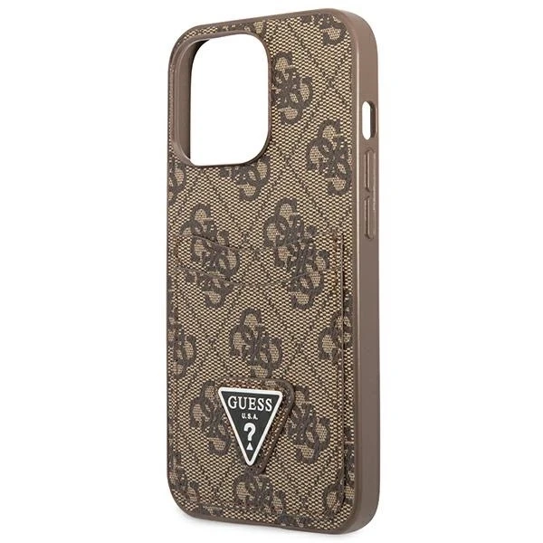 Etui Guess GUHCP13LP4TPW для iPhone 13 Pro / 13 6,1" Hardcase 4G Triangle Logo Card Slot