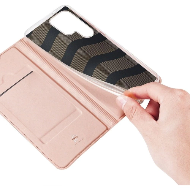 Etui Kabura do Samsung Galaxy S25 Ultra Dux Ducis Skin Pro Różowa