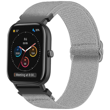 Гнучкий ремінець, універсальний нейлоновий ремінець Alogy Nylon Smartwatch 22 мм, сірий