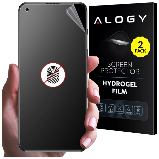 2x Folia "MATOWA" do OnePlus Nord 2T Hydrożelowa Alogy HydroSkin Matte Pro™ na ekran do etui "BEZ ODCISKU PALCÓW"