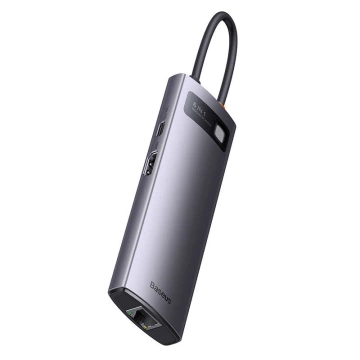 Hub 6w1 Baseus StarJoy Series, USB-C do HDMI 3 x USB 3.0 USB-C PD RJ45