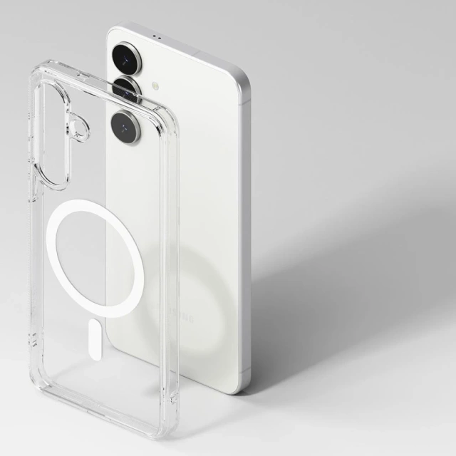 Etui Ochronne do Samsung Galaxy S25 FE Ringke Fusion Magnetic MagSafe Clear