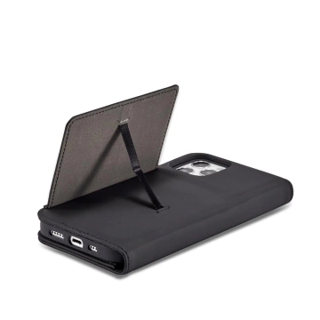 Magnetkartenhülle für iPhone 12 Pro Max Tasche Kartenetui Kartenhalter Schwarz