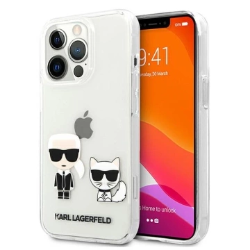 Etui Karl Lagerfeld KLHCP13XCKTR pro iPhone 13 Pro Max 6,7" pevný obal Karl