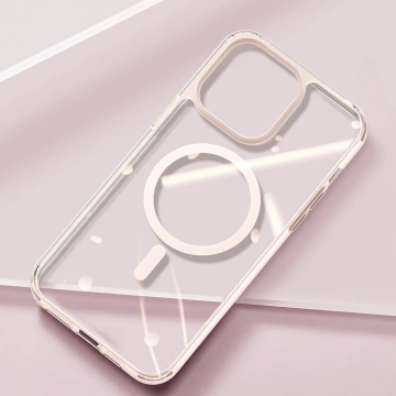 Dux Ducis Clin2 case iPhone 14 Pro Magnetic MagSafe case pink