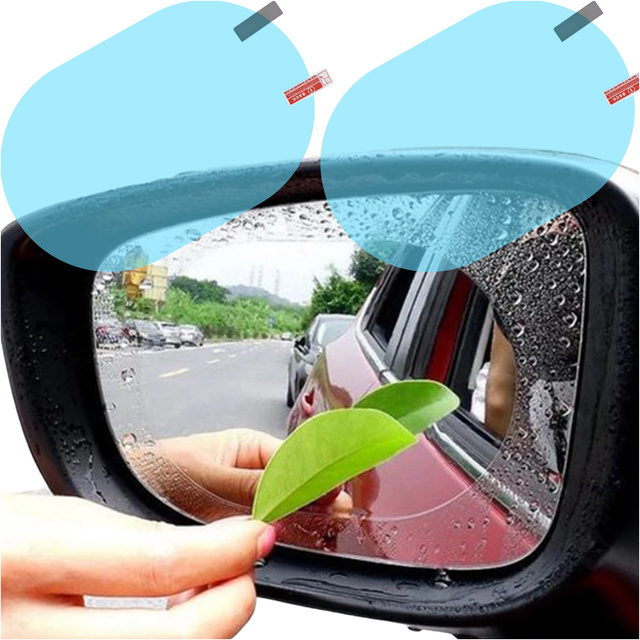 2x Nano Raincover Anti-Fog для бічних дзеркал автомобіля 135x95 мм