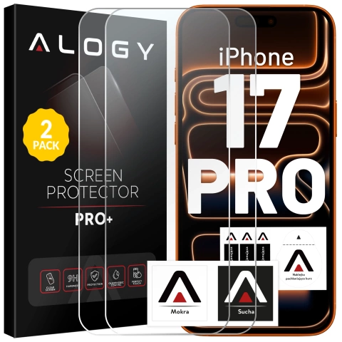 Gehärtetes Glas für Apple iPhone 16 Displayschutzfolie 9H Alogy Heavy Pro™️