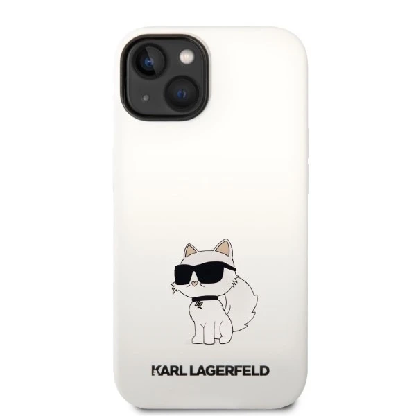 Etui Karl Lagerfeld KLHCP14MSNCHBCH pro iPhone 14 Plus 6,7" pevný obal silikonová chupette