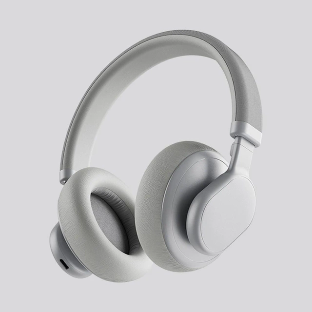 Бездротові накладні навушники Forcell F-Audio ANC Touch Beat сірого кольору