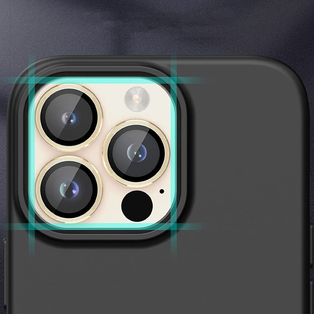 3mk Lens Protection Pro Phone Lens Protector for Apple iPhone 14 Pro / 14 Pro Max Gold