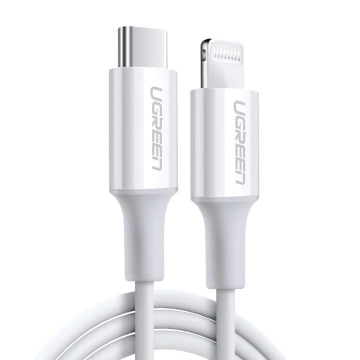 Кабель UGREEN MFi USB Type C - Lightning 3A 1,5 м білий (US171)