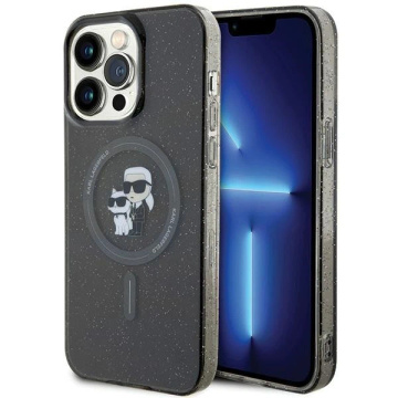 Karl Lagerfeld KLHMP15XHGKCNOK iPhone 15 Pro Max 6,7" čierny/čierny pevný obal Karl