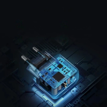 Uzelená nabíječka USB typu C 25W napájení Kabel USB typu C 2m černý (50581)