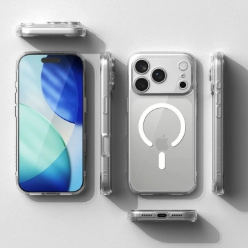 Etui Ochronne do iPhone 17 Pro Ringke Fusion Magnetic MagSafe Clear