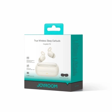Sluchátka TWS Joyroom JR-TS1 Cozydots Series Bluetooth 5.3 ANC – bílá
