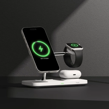 Nabíjačka Ringke Qi2 MagSafe 3v1 pre iPhone, Apple Watch a AirPods
