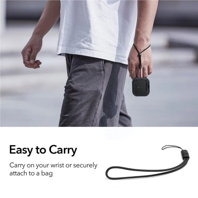 Ochranné puzdro pre slúchadlá ESR Orbit Halolock MagSafe Apple AirPods 4 Black