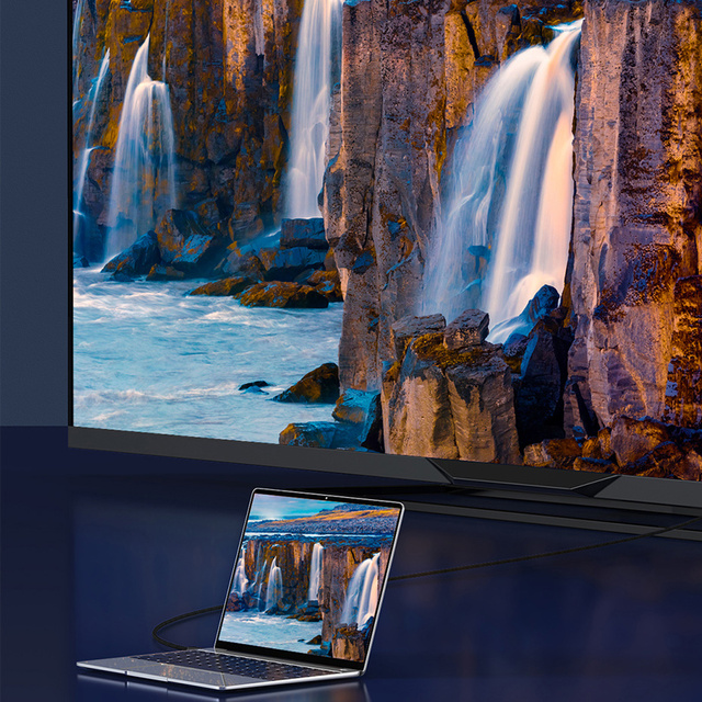 Kabel 2m Baseus High Definition Serie HDMI 2.1 8K 60Hz 3D HDR 48Gbps Czarny