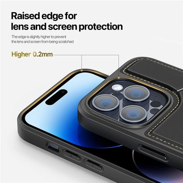 DUX DUCIS Rafi II Mag-Hülle – Rückseite mit Ständer, kompatibel mit MagSafe für iPhone 14 Pro