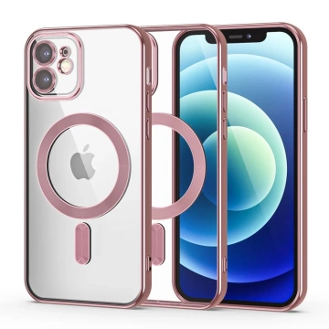 Ochronne Ring MagShine Case für MagSafe für iPhone 12 Rose Gold