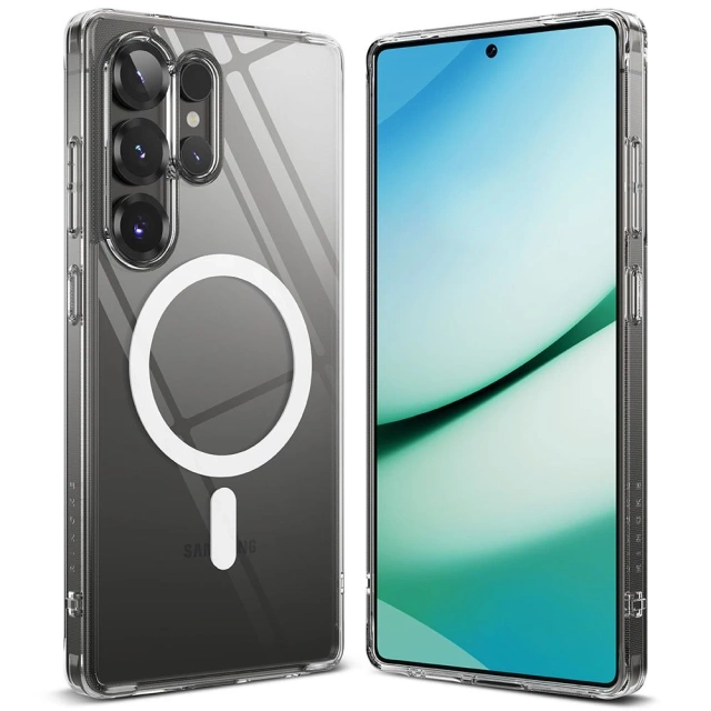 Чохол для Samsung Galaxy S25 Ultra Clear Ringke Fusion Magnetic MagSafe