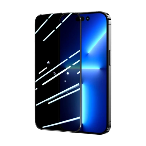 Загартоване скло Joyroom Knight 2.5D Privacy TG для iPhone 14 Plus із антишпигунським фільтром, повний екран із прозорою рамкою (JR-P03)