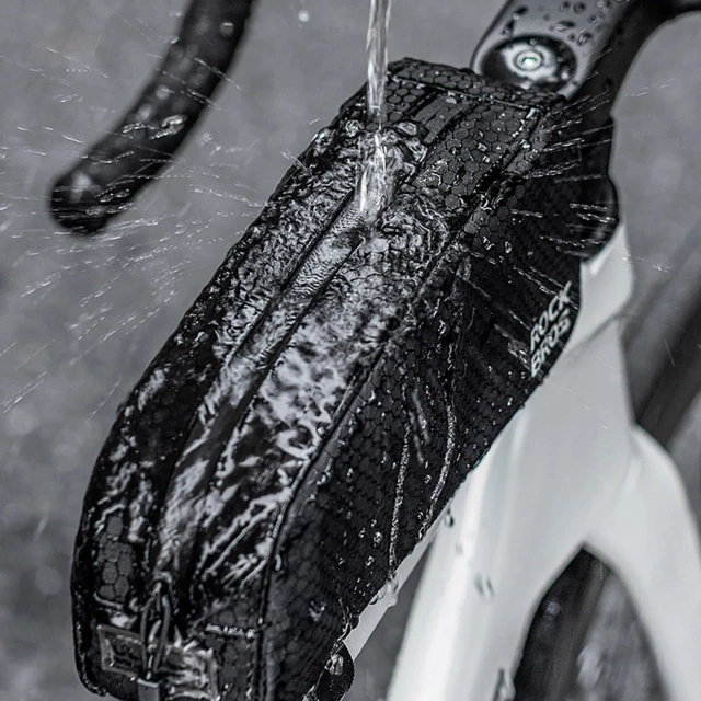 Rockbros 0.9l wasserdichte Fahrradtasche für Rahmen-Oberrohr - Schwarz