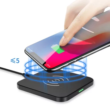 Choetech Qi 10W Wireless Charger Kit für Kopfhörer schwarz (T511-S) Q5003 Wandladegerät europäischer Standard weiß AB Kabel 1,2m weiß