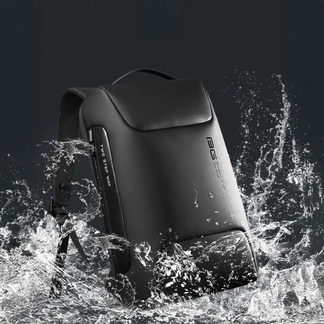 Bange Anti-Diebstahl-Rucksack wasserdicht für Laptop bis 15,6 "Multifunktional Schwarz