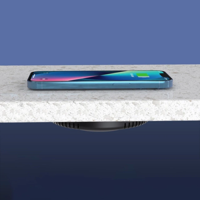 Choetech Untertisch-Induktionsladegerät 10W EU Ladegerät mit Stromkabel schwarz (T590-F)