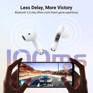 Навушники Ugreen HiTune H5 WS201 TWS – бездротові, Bluetooth 5.3, білі