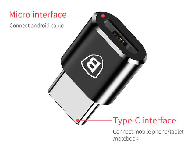 Baseus Micro-USB-zu-USB-C-Typ-C-Adapter