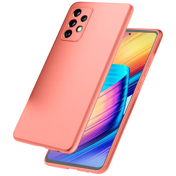 Etui ochronne do telefonu Alogy Thin Soft Case do Samsung Galaxy A53 / A53 5G Różowe + Szkło