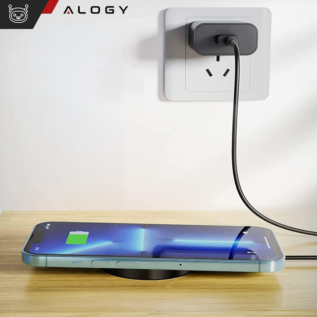 Alogy bezdrátová nabíječka pro MagSafe 20W pro iPhone 14/13 / PRO / MAX / MINI Black