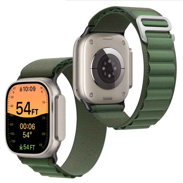 Alogy Sport Strap for Apple Watch 4/5/6/7/8/SE/Ultra (42/44/45/49mm) Green