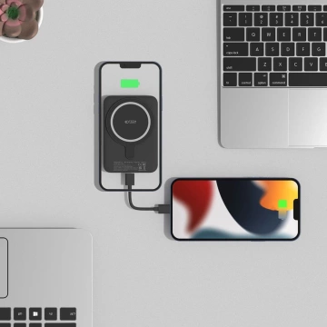 Powerbanka PB11 Lifemag MagSafe Power Bank 10000mAh čierna