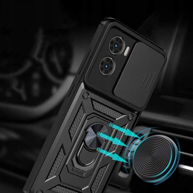 Etui CamShield Pro do POCO X7 Pro 5G Tech-Protect Czarny Ring