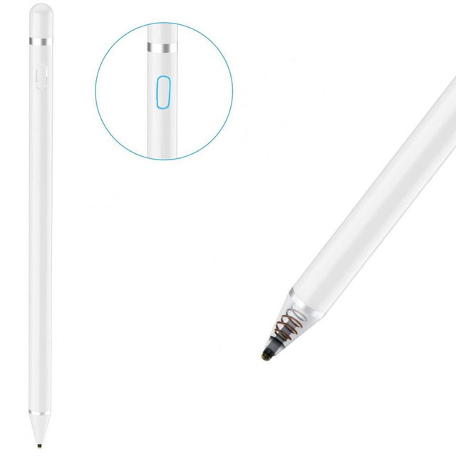 Precision Stylus Pen Active Stylus Pen für den Touchscreen des Tablets / Telefons Weiß