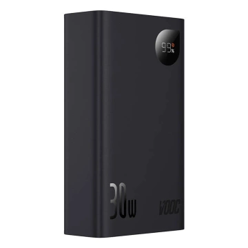 Powerbanka Baseus Adaman 2, 20000mAh, 30W, 3xUSB, USB-C (čierna)