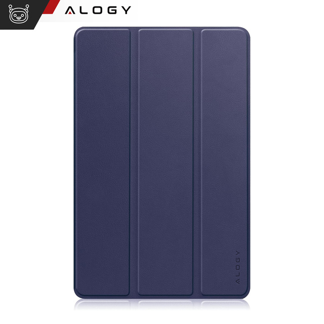 Glass case for T-Mobile T Tablet 5G 10.36" tablet case Alogy Book Cover Case Navy Blue Free Stylus